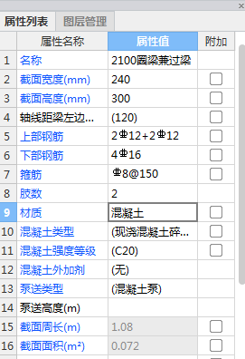 梁侧面