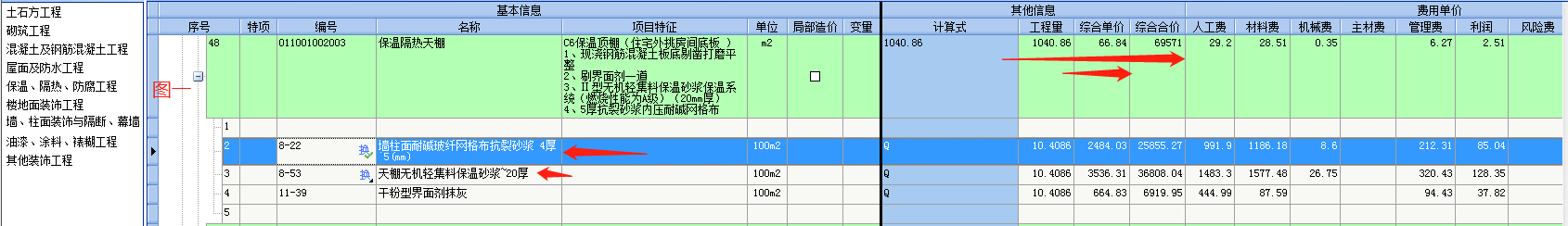 综合合价