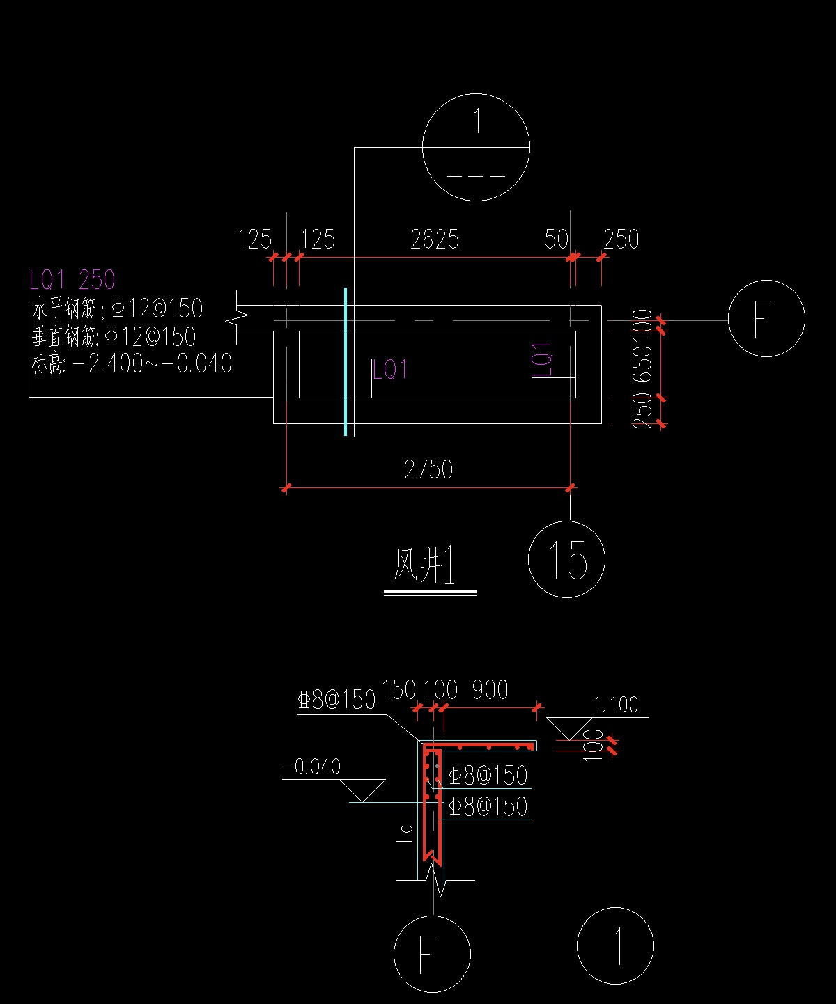 底标高