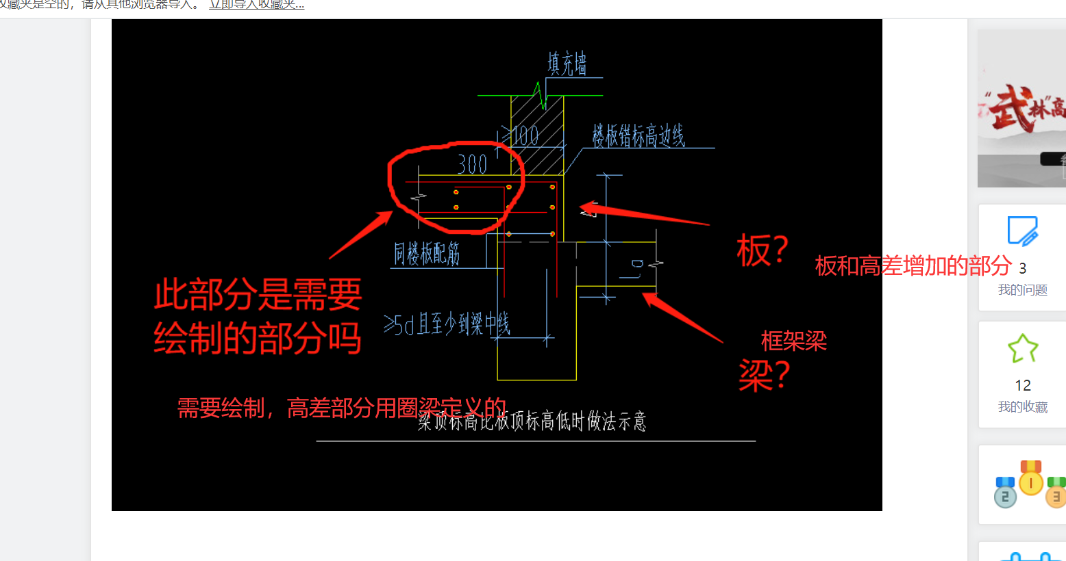 于梁