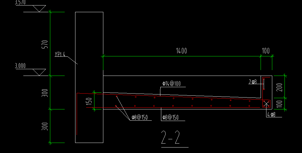 gtj2018帶鋼筋的雨棚怎麼建構件