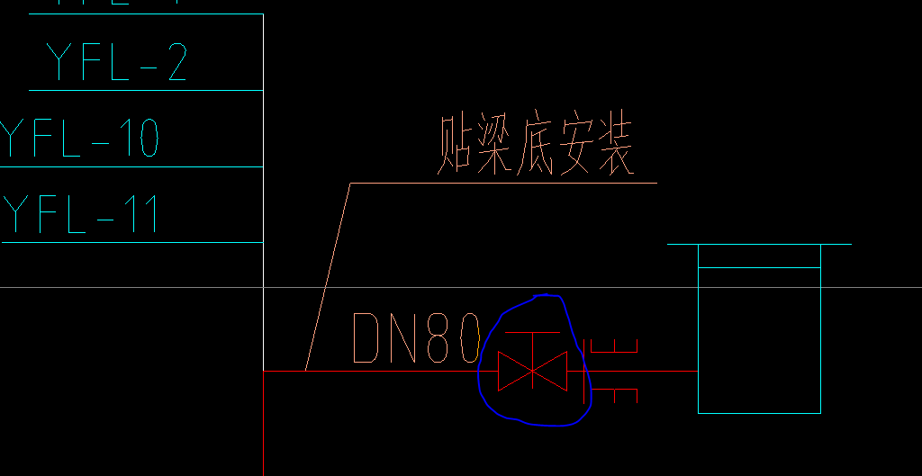 阀门图例