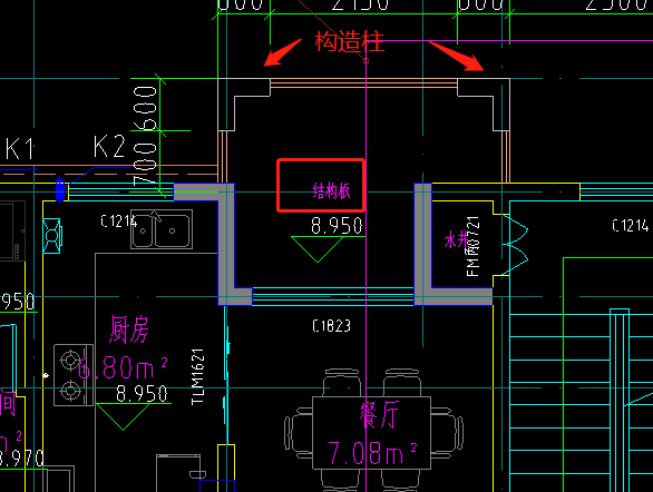 主体结构外的阳台