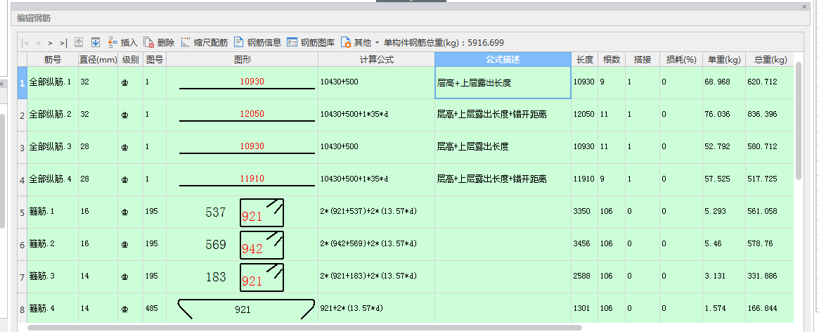 一吨钢筋