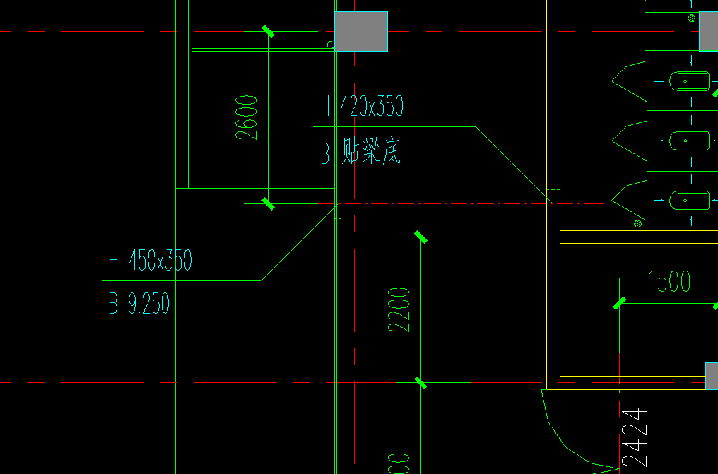 蓝色字