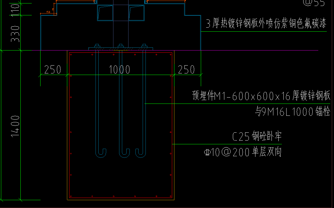 预埋件怎么计算