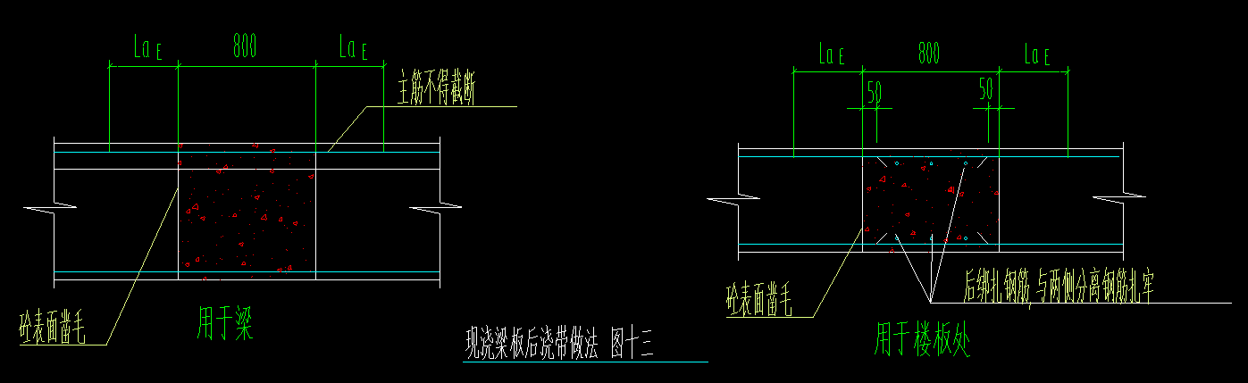 后浇带