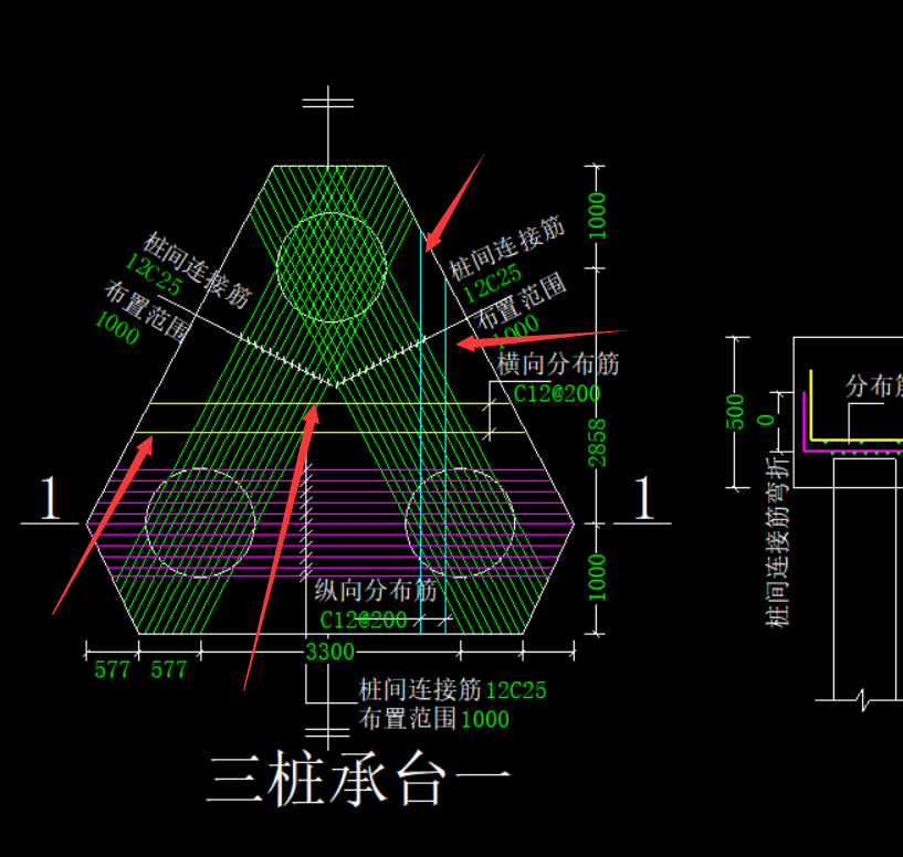 三桩承台