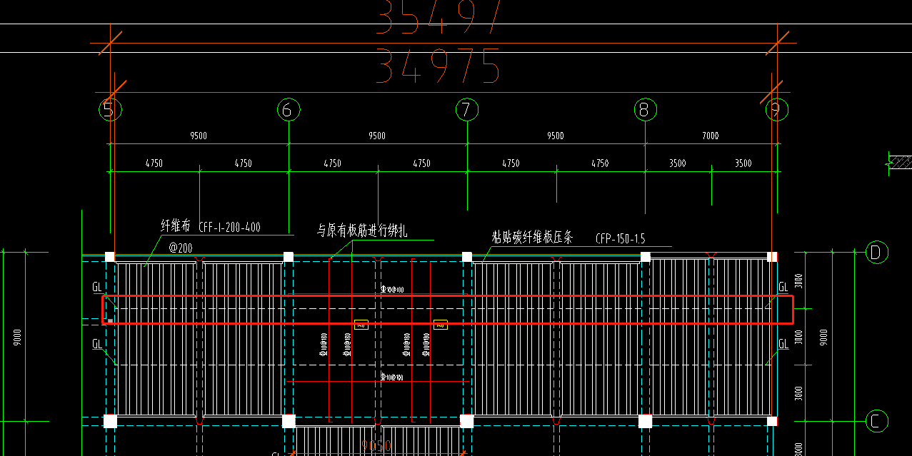 怎么用轴号表示我圈出来的梁?