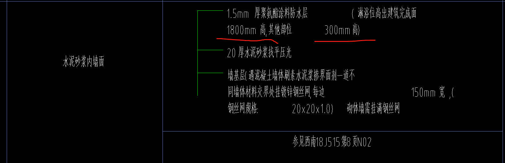 墙面防水