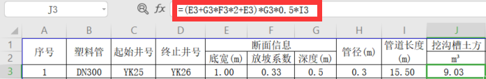 挖沟槽土方