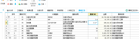 费用汇总