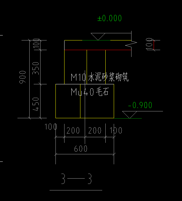 条形基础怎么画