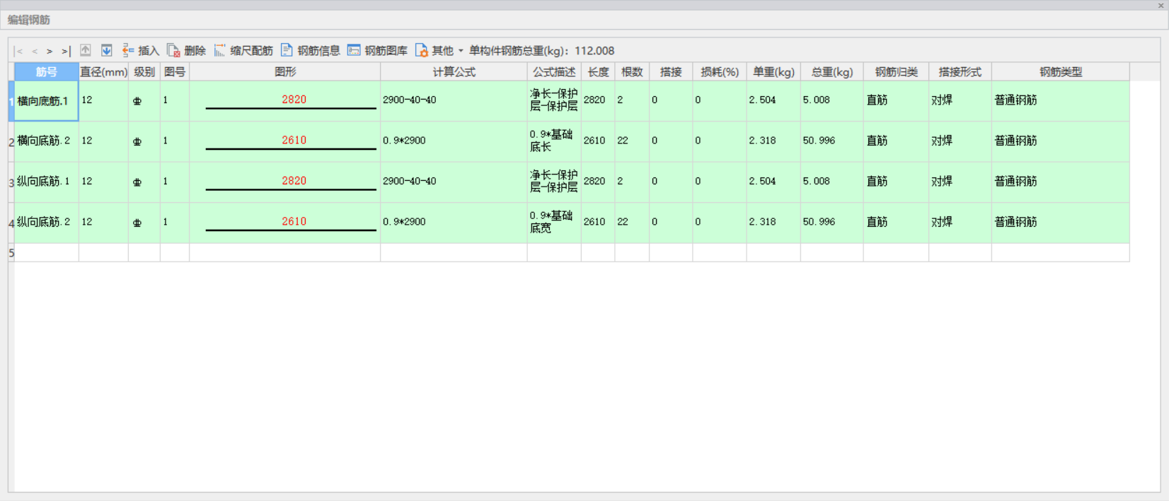 独立基础的钢筋