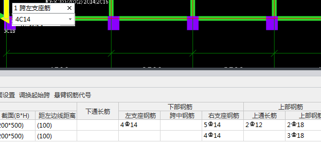 左支座