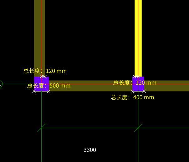 内墙净长线图示图片