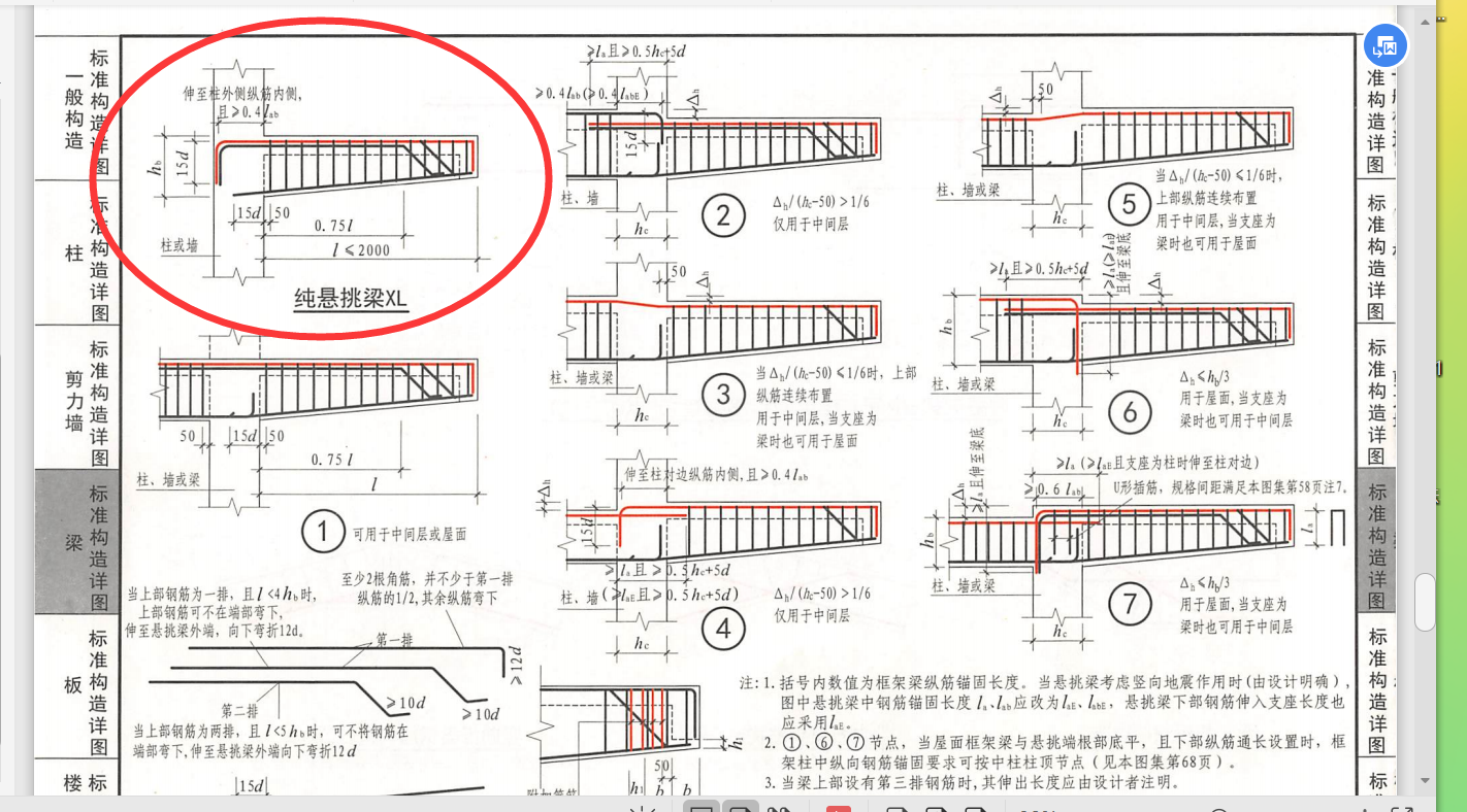 挑梁和悬挑梁的区别图片