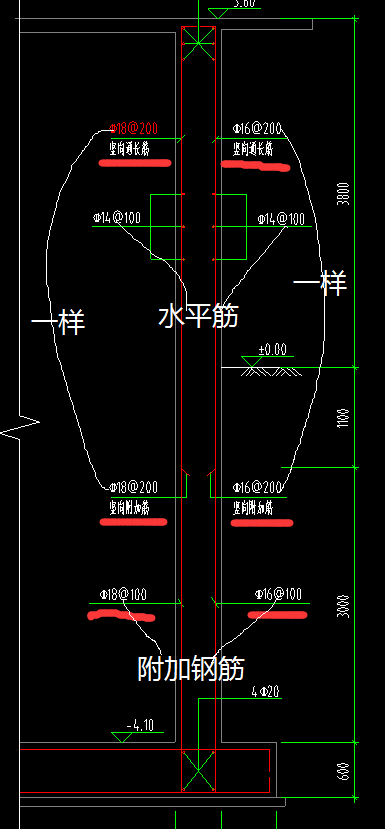 通长筋