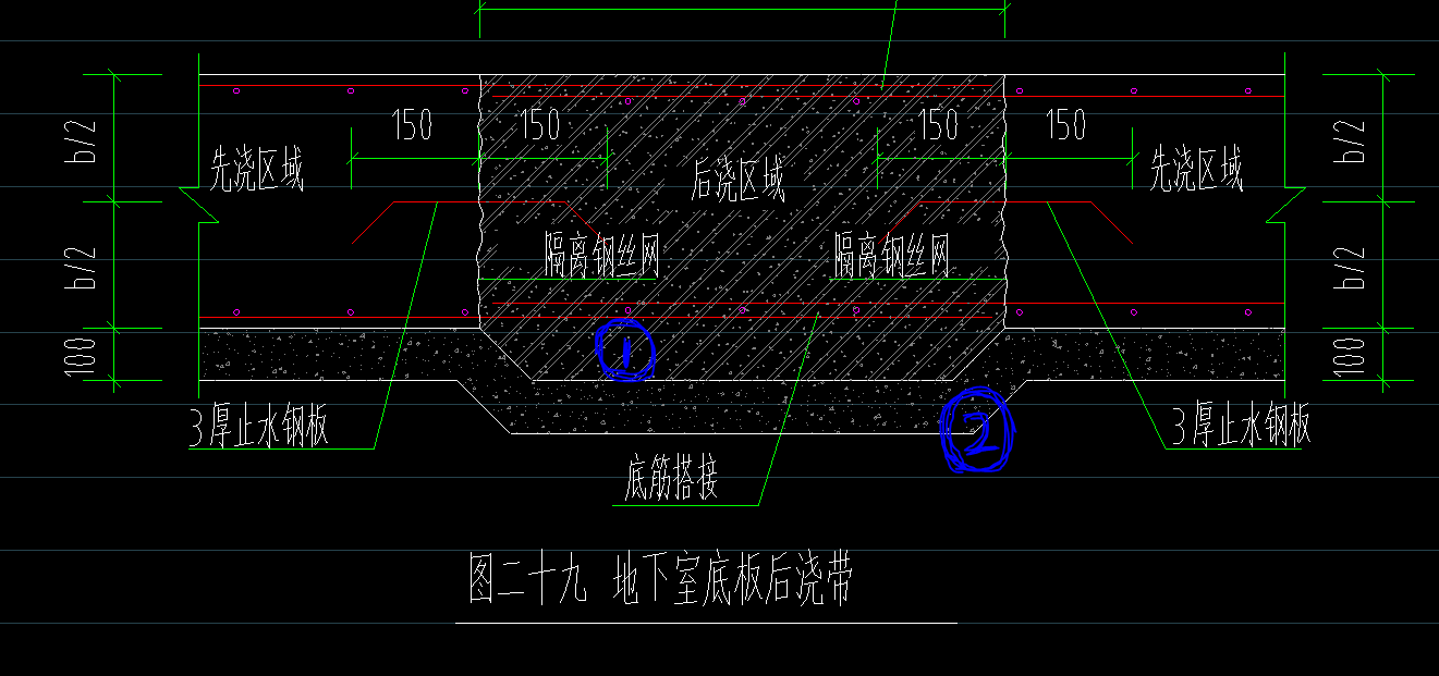 素混凝土垫层