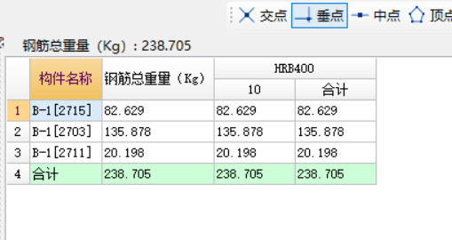 查看钢筋量