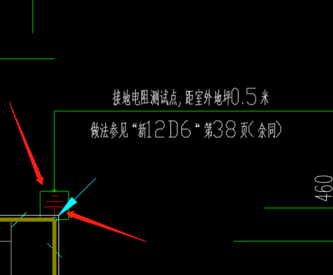 如圖所示接地電阻測試點是什麼需要計算工程量嗎怎麼套定額