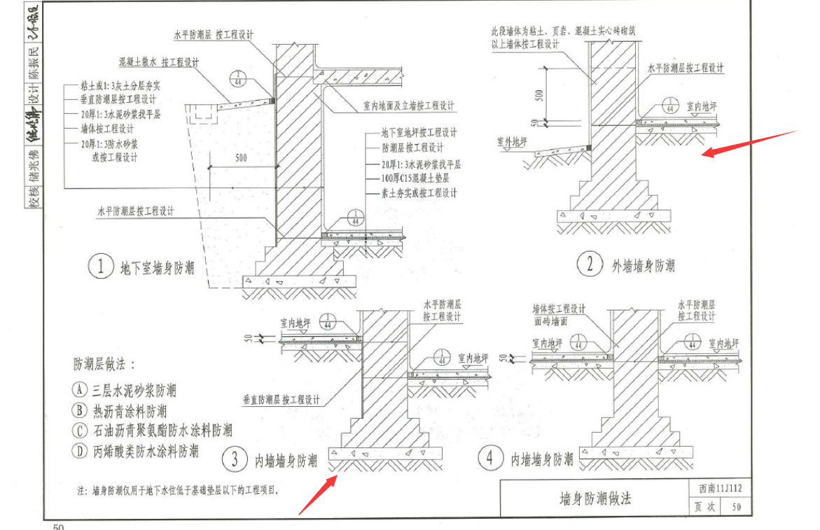 图集讲解:强身防潮层