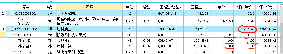 子目