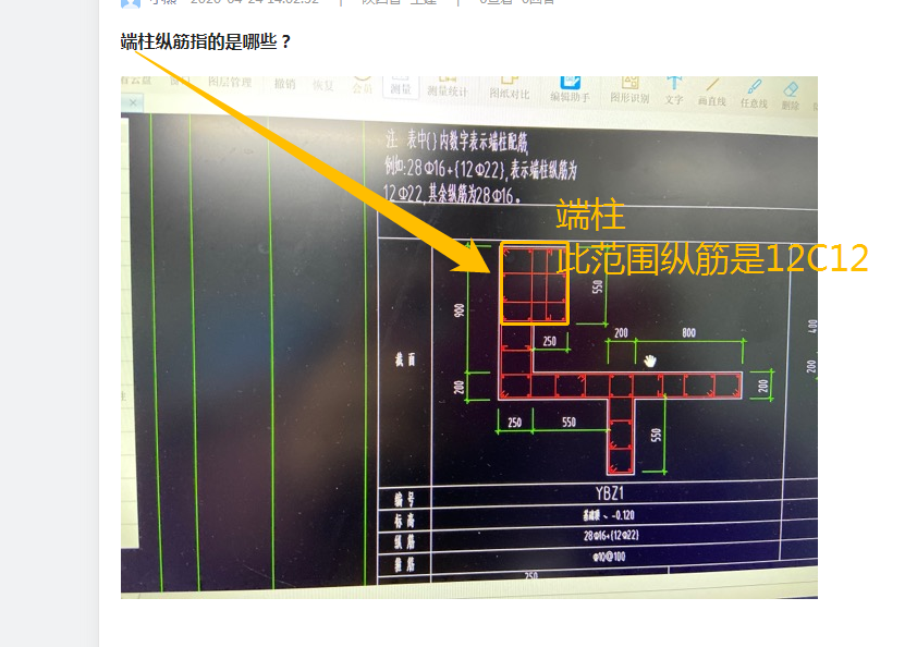 端柱纵筋指的是哪些