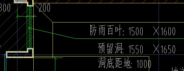 预留洞