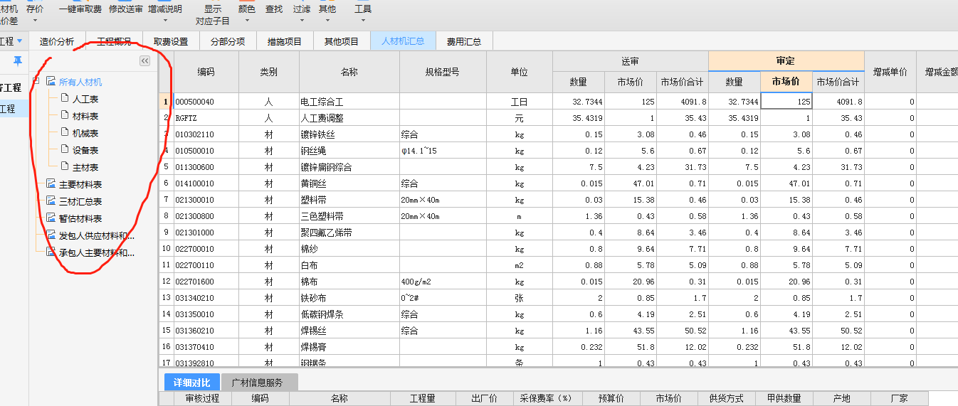 选择材料