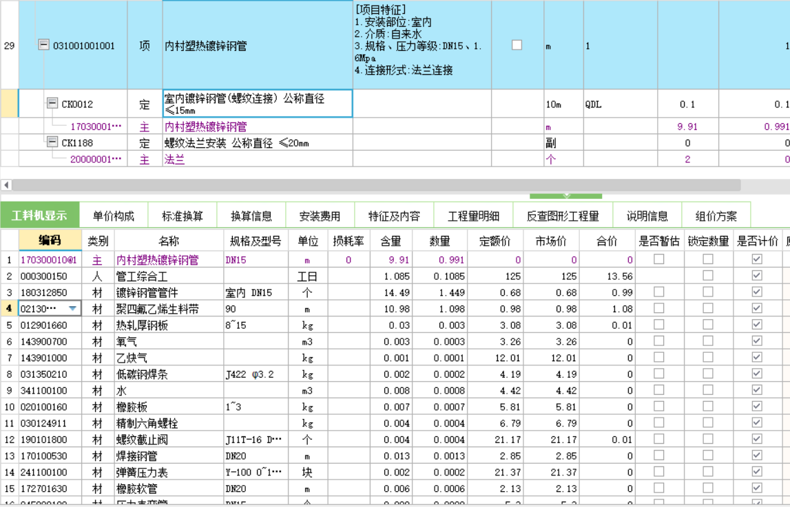 钢管法兰连接