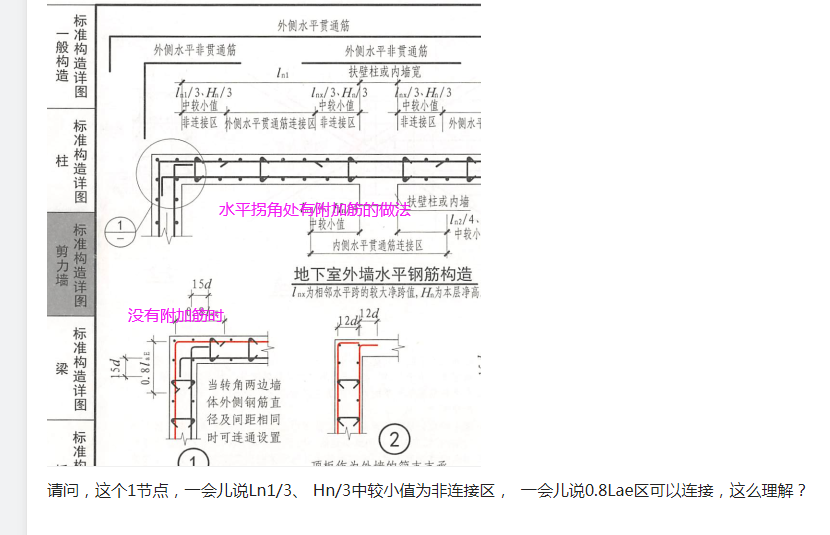 外侧钢筋