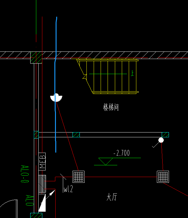 一個是配電室到各樓棟的迴路,另一個是每個樓的總配電箱