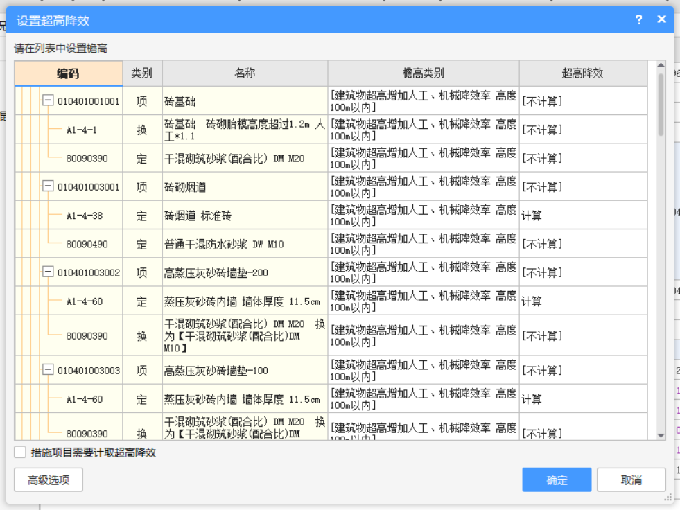 记取超高降效