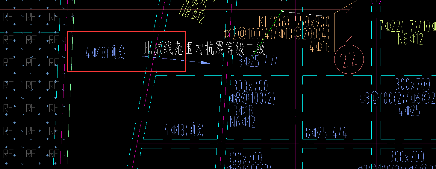 通长钢筋