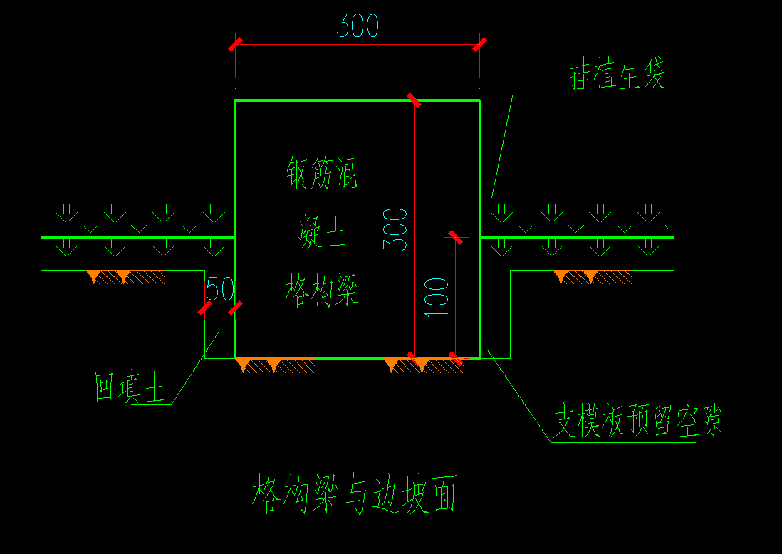 格构梁护坡