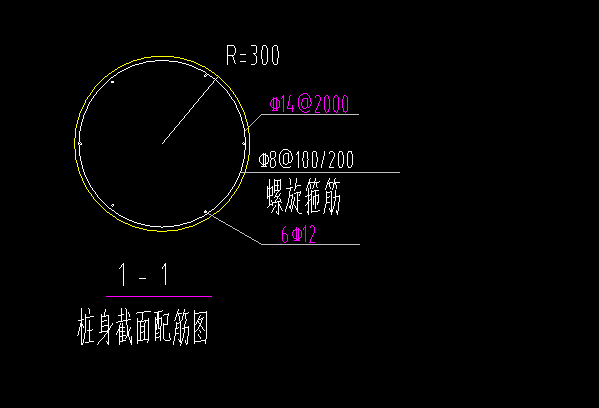 哪位有桩的螺旋箍筋自动计算表格