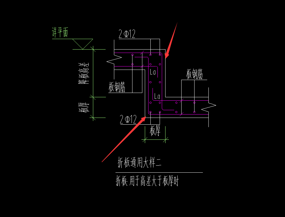 局部升降板详图图片