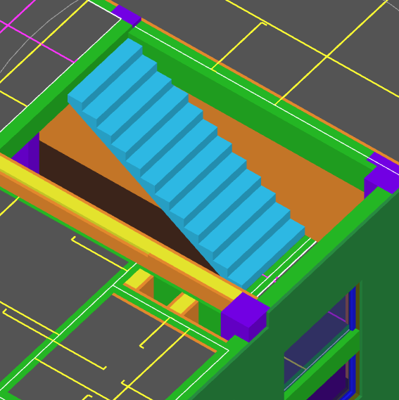 請問這個首層的樓梯怎麼在廣聯達圖裡建模