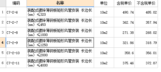 矩形风管