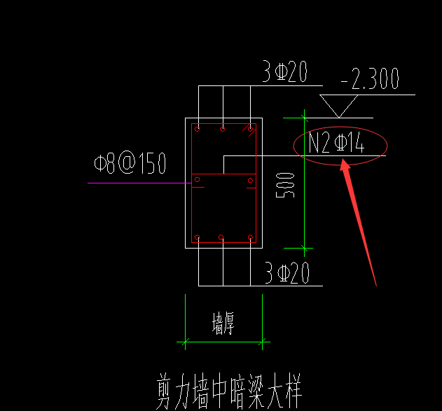 暗梁