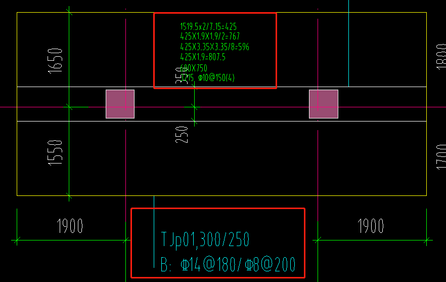 这些标注具体啥意思条形基础基础梁