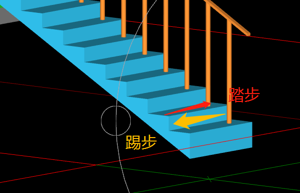 楼梯踢脚线高度示意图图片