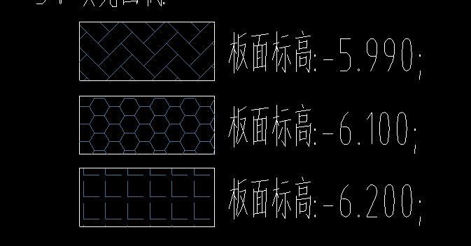 不同标高