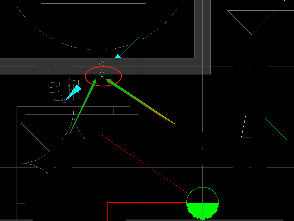 电气安装图中的箭头标记的标志是什么意思