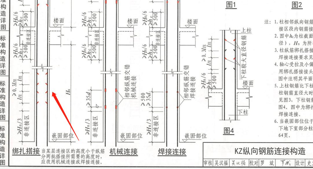 下层柱