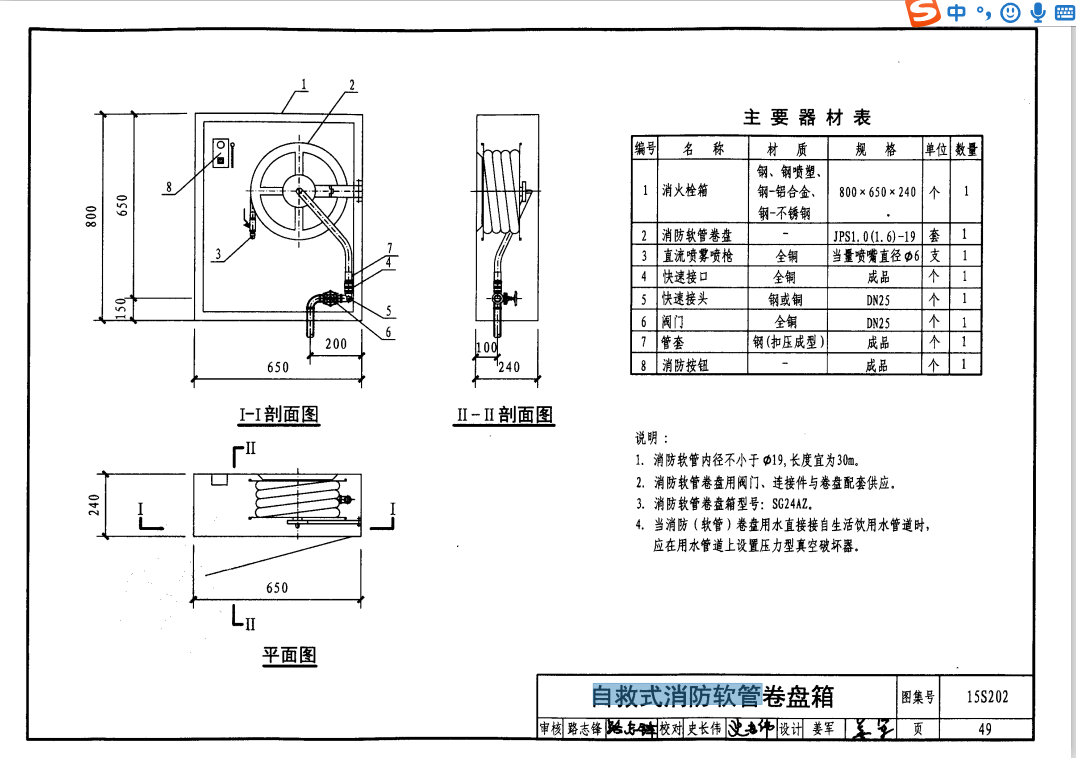 消防箱卷盘尺寸图片