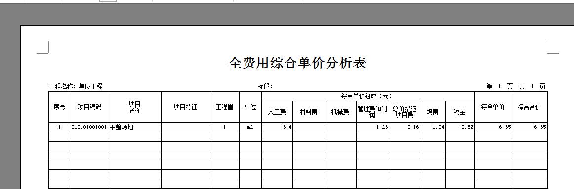 单价