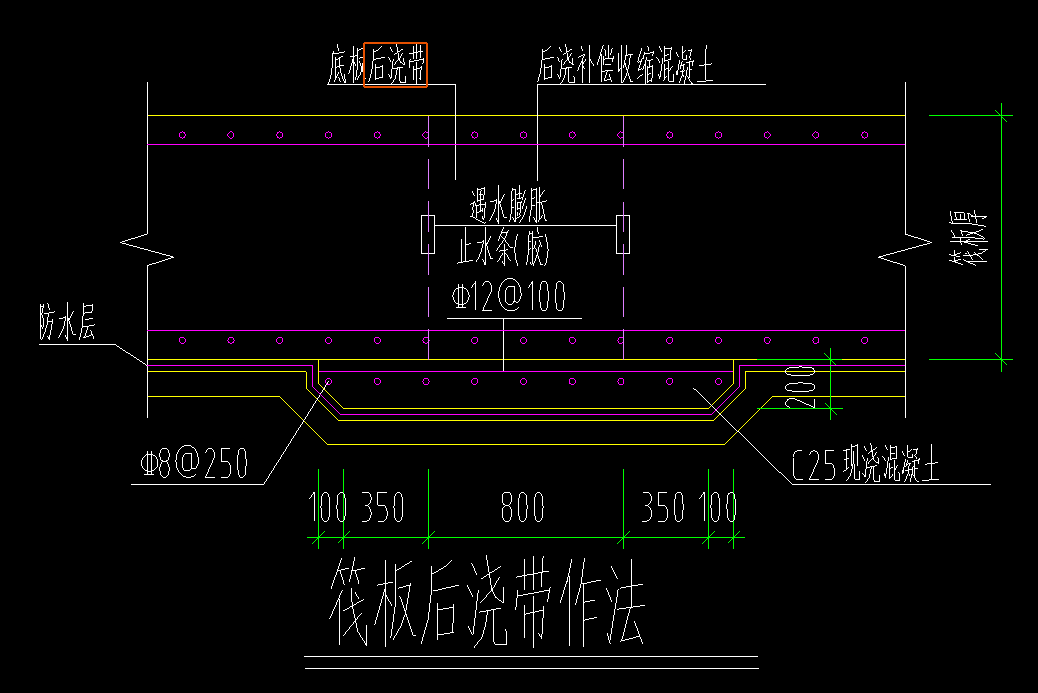 后浇带