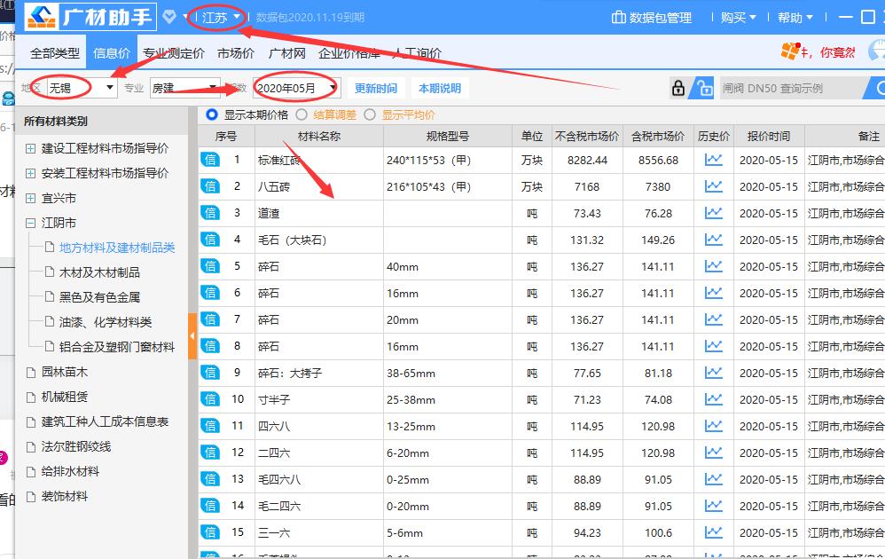 材料信息
